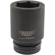 Draper Expert 1" Drive Deep Hexagon Impact Socket Metric