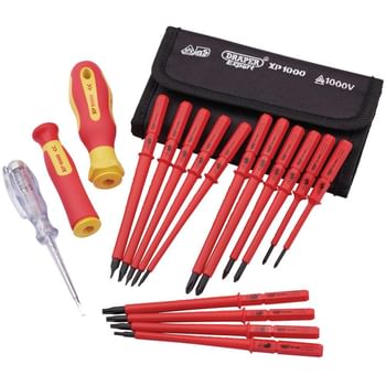 Draper Expert 18 Piece VDE Insulated Screwdriver Set