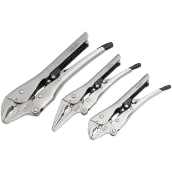 Draper 3 Piece Auto Locking Pliers Set