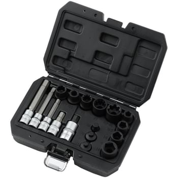 Draper 17 Piece Brake Caliper Socket and Bit Set