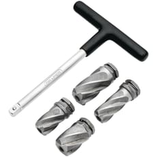 Draper 5 Piece 1/4" T Handle and ABS Sensor Reamer Set