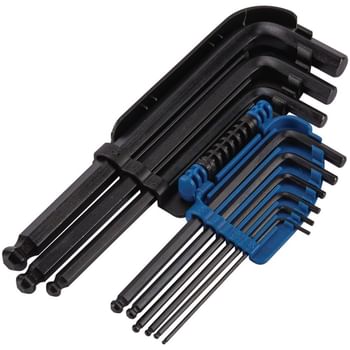 Draper Expert 9 Piece Ball End Hexagon Allen Key Set Metric