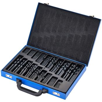 Draper 170 Piece Black Oxide Coated HSS Drill Bit Set