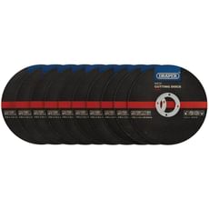 Draper Inox Flat Metal Cutting Discs Pack of 10