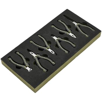 Draper Expert 6 Piece Mini Pliers Set in Foam Tray