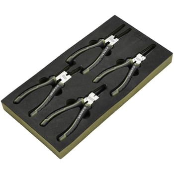 Draper Expert 4 Piece Circlip Pliers Set in Foam Tray