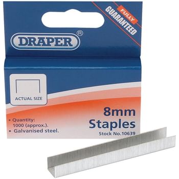 Draper Steel Staples for 10637 Hand Tacker