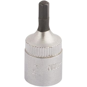 Elora 1/4" Drive Hexagon Socket Bit Metric
