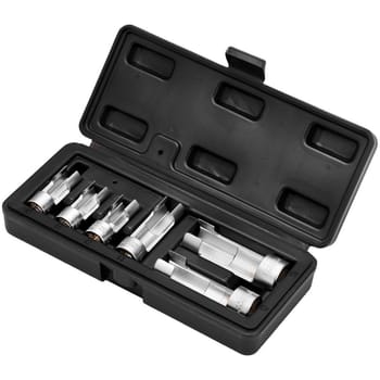 Draper 6 Piece 1/2" and 3/8" Drive Temperature Sensor Socket Set