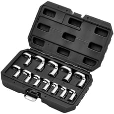 Draper 12 Piece 3/8" Drive Flexible Crowfoot Socket Wrench Set