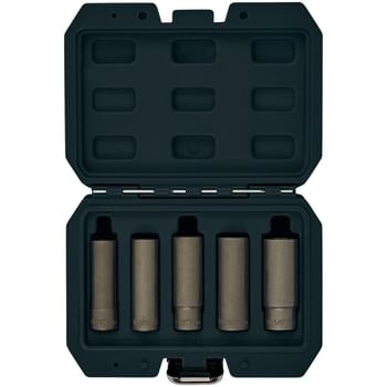 Draper 5 Piece 3/8" Drive Wheel Nut Double Socket Set