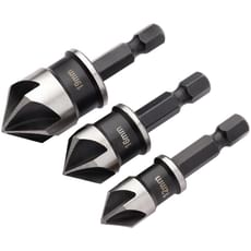 Draper 3 Piece Countersink Bit Set