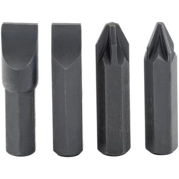 Draper 4 Piece Impact Screwdriver Bit Set