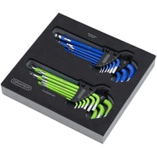 Draper 18 Piece Hex and Torx Key Set in Foam Module Tray