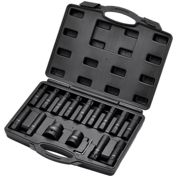 Draper 16 Piece 3/4" and 1" Drive Heavy Duty Automotive Socket Bit Set
