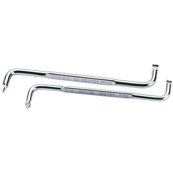 Draper 2 Piece Slotted and Pozi Angled Screwdriver Set