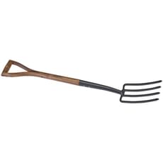Draper Carbon Steel Border Fork Ash Handle