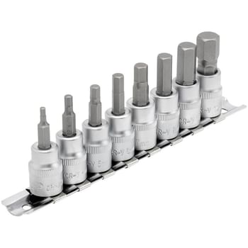 Draper 8 Piece 3/8" Drive Hexagon Socket Bit Set