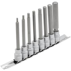 Draper 8 Piece 3/8" Drive Long Hexagon Socket Bit Set