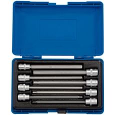 Draper 8 Piece 3/8" Drive Extra Long Hexagon Socket Bit Set