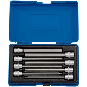 Draper 8 Piece 3/8" Drive Extra Long Hexagon Socket Bit Set