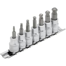 Draper 7 Piece 3/8" Drive Ball End Hexagon Socket Bit Set