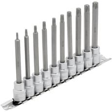 Draper 10 Piece 3/8" Drive Long Torx Socket Bit Set