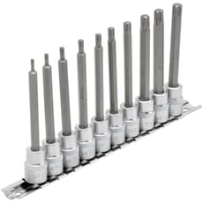 Draper 10 Piece 3/8" Drive Torx Plus Long Socket Bit Set
