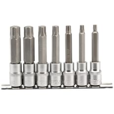 Draper 7 Piece 1/2" Drive Torx Plus Socket Bit Set