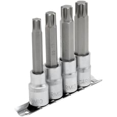 Draper 4 Piece 1/2" Drive Ribe Socket Bit Set