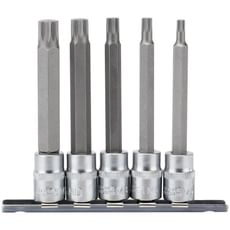Draper 5 Piece 3/8" Drive Spline Socket Bit Set