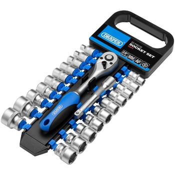 Draper 12 Piece 3/8" Drive Hex Socket Set Metric and Imperial