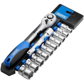 Draper 12 Piece 1/2" Drive Socket Set Metric