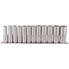 Draper 12 Piece 1/2" Drive Deep Hex Socket Set Metric