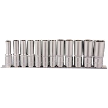 Draper 12 Piece 1/2" Drive Deep Hex Socket Set Metric