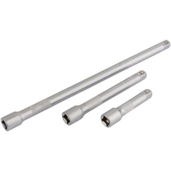 Draper 3 Piece 3/8" Square Drive Extension Bar Set