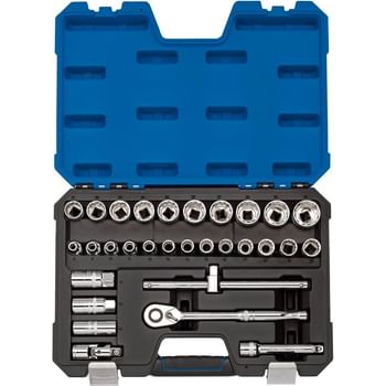 Draper 30 Piece 1/2" Drive Hex Socket Set Metric