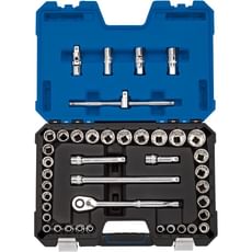 Draper Expert 41 Piece 1/2" Drive Hex Socket Set Metric and Imperial
