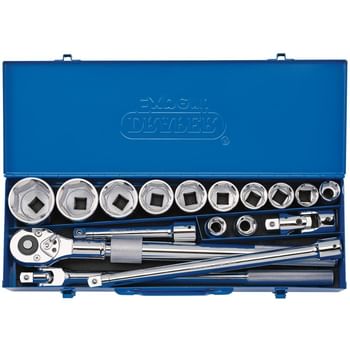 Draper 17 Piece 3/4" Drive Hex Socket Set Metric