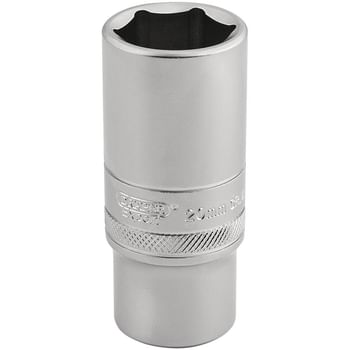 Draper 3/8" Drive Satin Finish Deep Hexagon Socket Metric