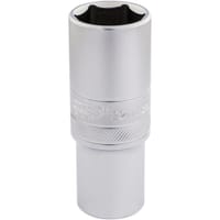 Draper 1/2" Drive Satin Finish Deep Hexagon Socket Metric