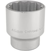 Draper 3/4" Drive Polished Finish Bi Hexagon Socket Metric