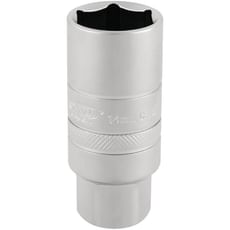 Draper 3/8" Drive Satin Chrome Hexagon Spark Plug Socket