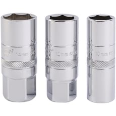 Draper 3 Piece 1/2" Drive Spark Plug Socket Set