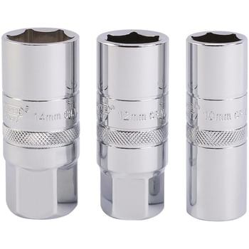 Draper 3 Piece 1/2" Drive Spark Plug Socket Set