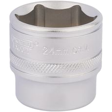 Draper 3/8" Drive Satin Finish Hexagon Socket Metric