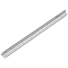Draper Aluminium Triangle Scale Graduations Ruler