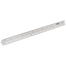 Draper Aluminium Triangle Scale Graduations Ruler
