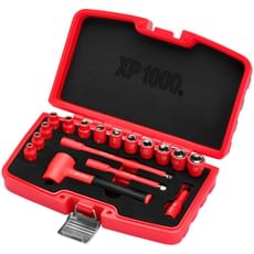 Draper XP1000 17 Piece 1/4" Drive VDE Insulated Socket Set