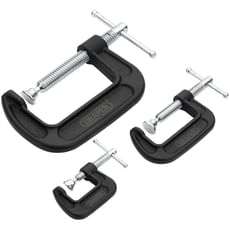 Draper 3 Piece Heavy Duty G Clamp Set